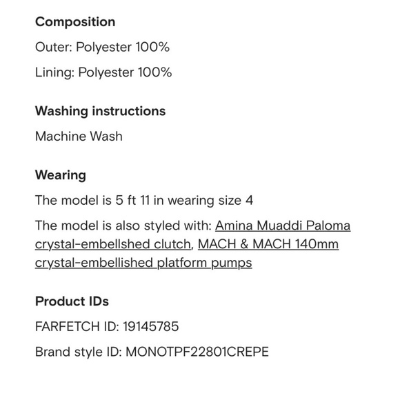 MONOT Black Plunging V-Neck Dress Evening Gown US8 - Picture 8 of 16